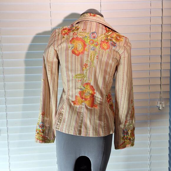 Johnny Was S Floral/embroidered Blazer - Picture 13 of 16